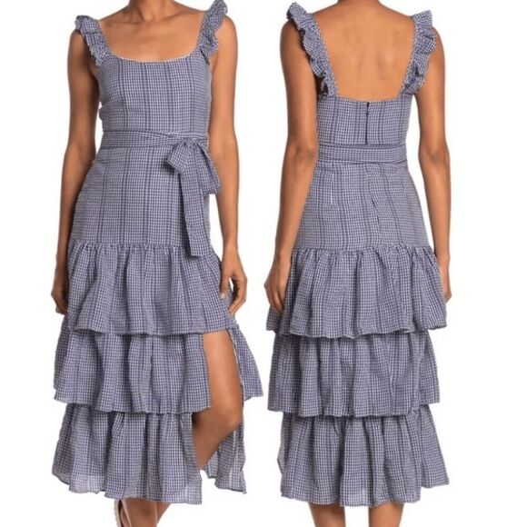 NWT LIKELY Charlotte Dress in Navy Women's 10​​​ - Picture 2 of 7